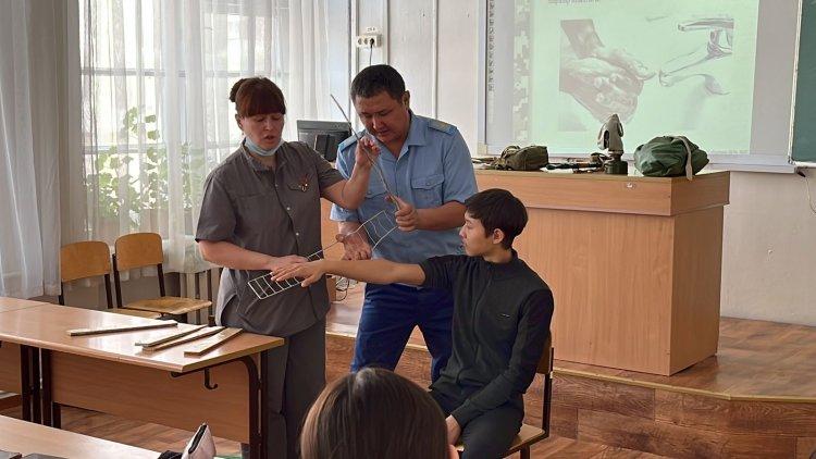 "Жарақат алған кезде алғашқы дәрігерлік көмек" тақырыбында практикалық іс-шара