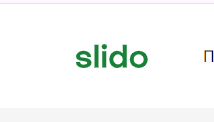 slido.com - Самый простой способ сделать ваши встречи интерактивными