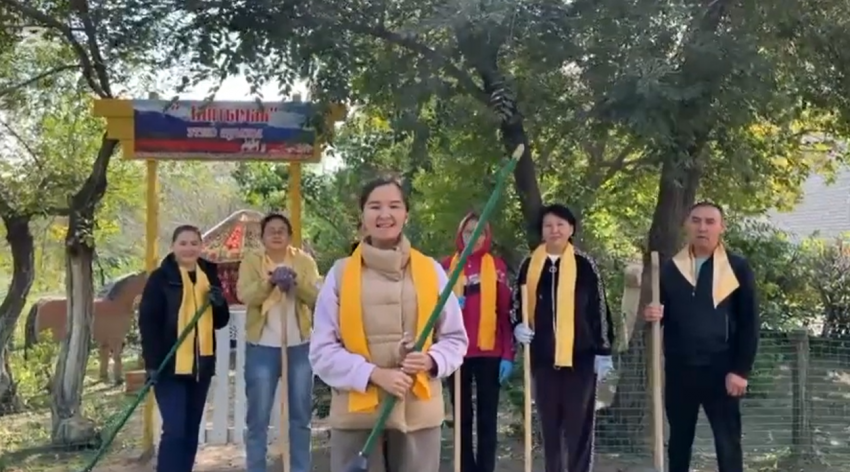 “Таза мектеп-таза аймақ” акциясы жүргізілді.