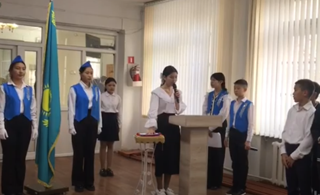 Мектеп Президентінің ұлықтау рәсімі өтті.